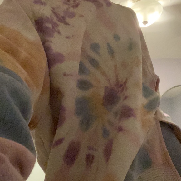 american eagle oversized tie dye crewneck nwot - Picture 2 of 3